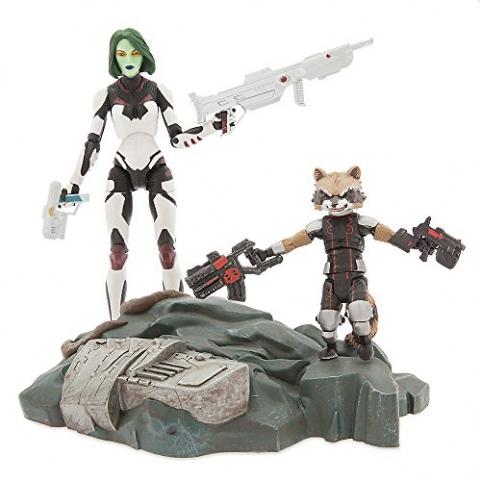 Gamora with Rocket Raccoon