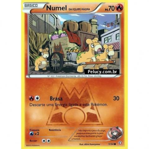 01/34 - Numel - Pokémon Fogo Comum