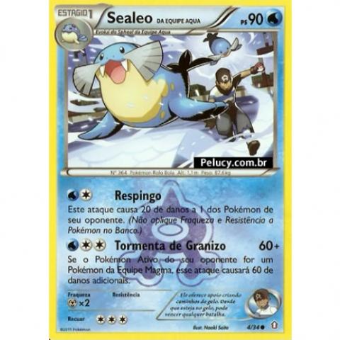 04/34 - Sealeo - Pokémon Água Comum